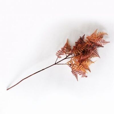 Rama de helecho artificial marrón 96 cm - Arreglo floral