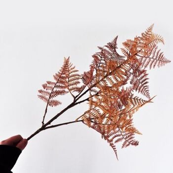Branche de fougère brun artificielle 96 cm  - Composition florale 2