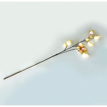 Branche de physalis crème artificielle 99 cm  - Composition florale 1