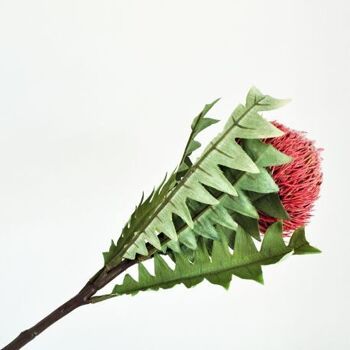 Branche de prothea rose artificielle 68 cm  - Composition florale 3