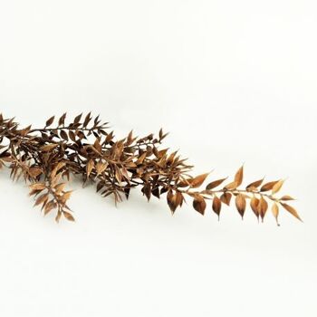 Branche de ruscus gris artificielle 94 cm  - Composition florale 2