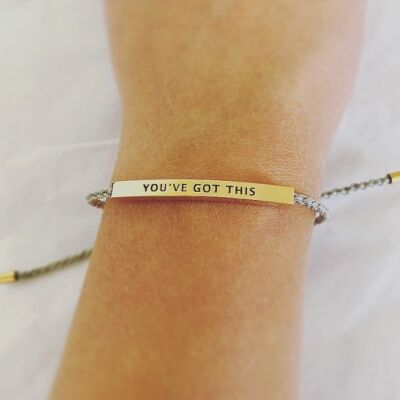 YOU’VE GOT THIS – Reminder Rope Bracelet