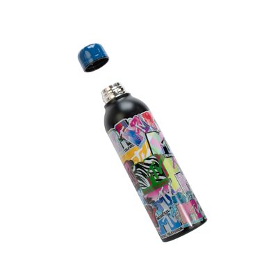 MTV Wasserflasche aus Edelstahl