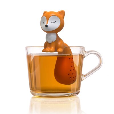 Infuseur à thé Fox | passoire à thé orange