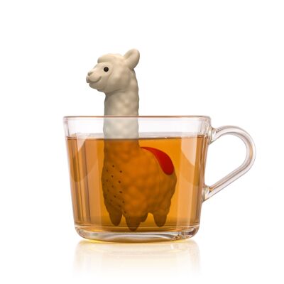 Oeuf de thé de Lama avec selle
