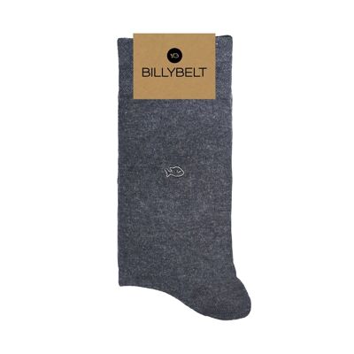Plain Bamboo Socks - Gray