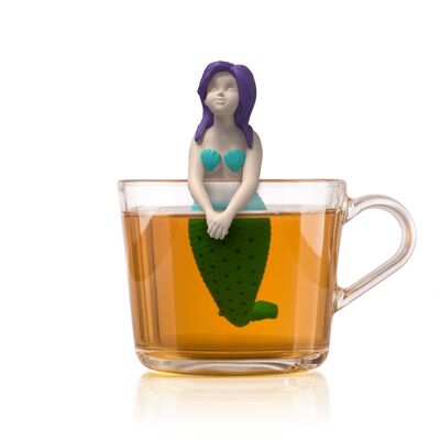 Infusore per tè sirena | con i capelli viola