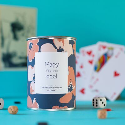 Aussaatset "Papy du bist zu cool" Made in France