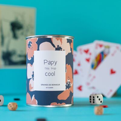 Sowing kit "Papy you're too cool" Made in France