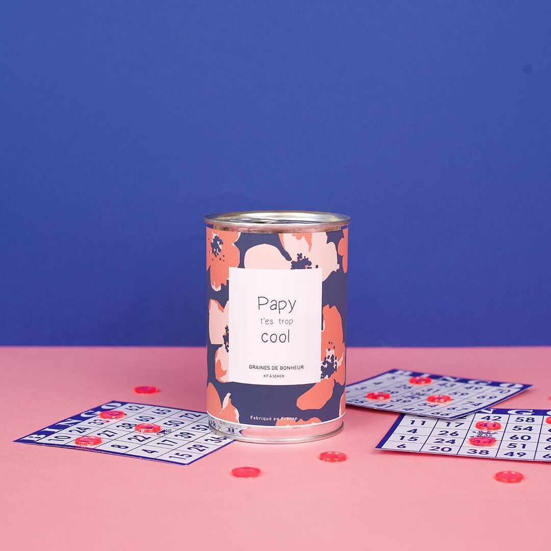 Aussaatset "Papy du bist zu cool" Made in France