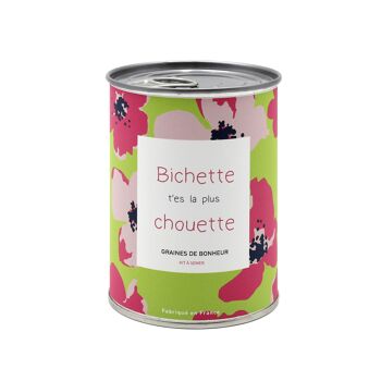 Kit à semer "Bichette t'es la plus chouette" Fabriqué en france 4
