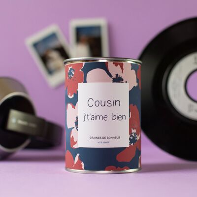 Sowing kit "Cousin I love you" Made in France