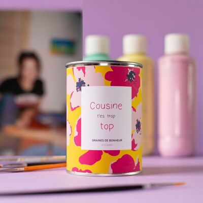 Sowing kit "Cousine t'es top" Made in France
