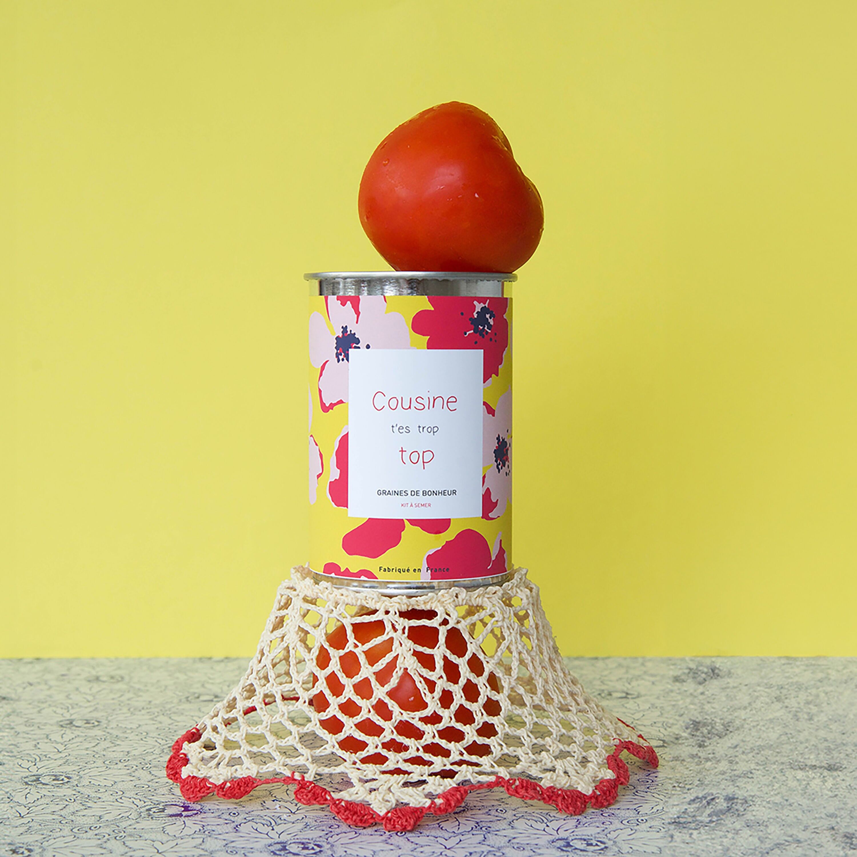 Kit di semina "Cousine t'es top" Prodotto in Francia