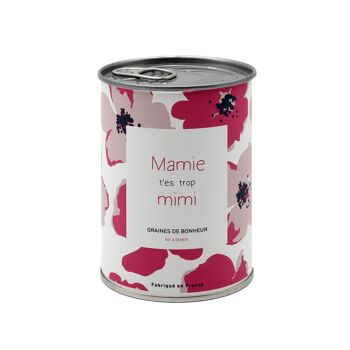 Kit à semer "mamie t'es mimi" fabriqué en France 4