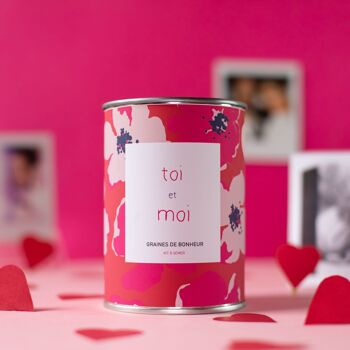 Kit à semer "Toi+Moi" fabriqué en France 1