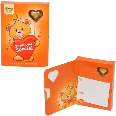 Sentiment Chocolate Heart Card - Someone Special