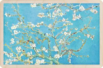 Carte postale en bois VAN GOGH, AMANDIER BLOSSOM Fine Art Card