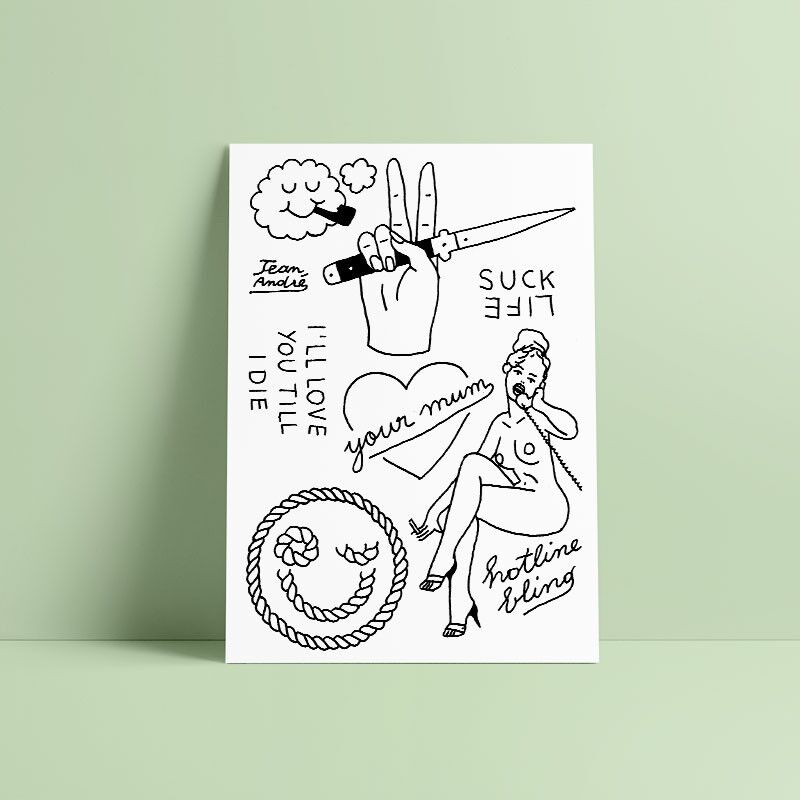 Tatuaggi temporanei - Violenza e amore