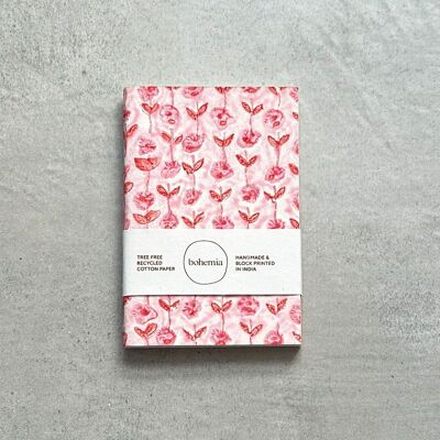 Garland Notebook, Vintage Pink