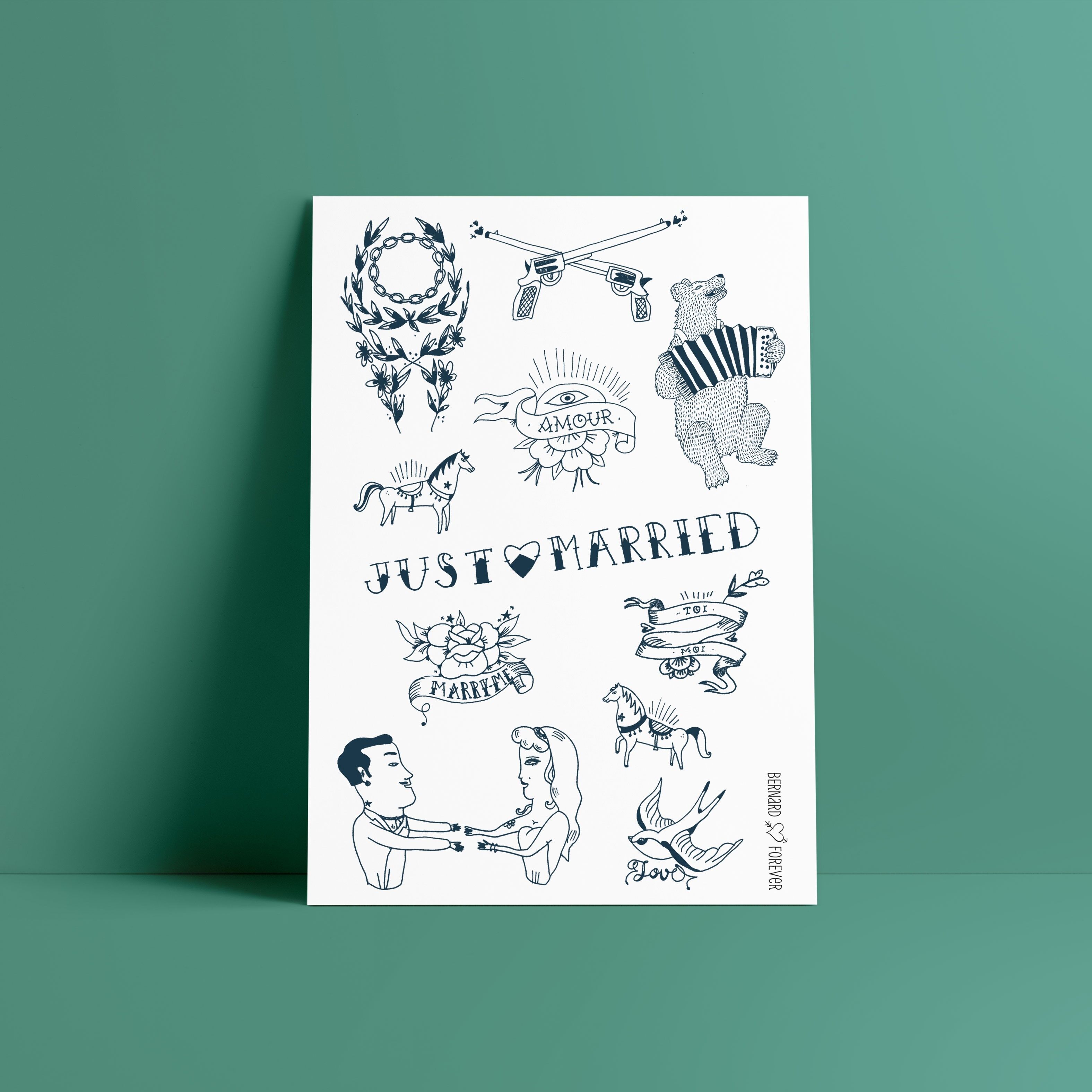 Tatuaggi temporanei - Matrimonio gay