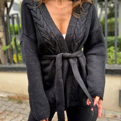 Casual BLACK knit set - LISA