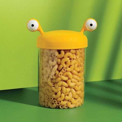 Noodle Monster Junior - Bocal en verre pour stocker les pâtes ou les aliments
