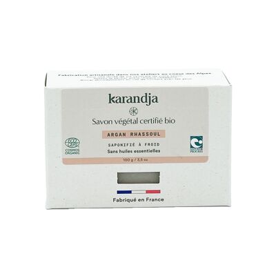 Sapone vegetale certificato biologico ARGAN RHASSOUL: Volume - 100g