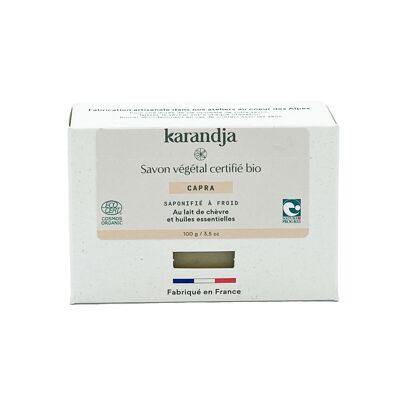CAPRA certified organic vegetable soap: Volume - 100g