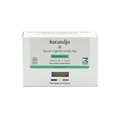 Savon végétal certifié bio KARANDJIN : Volume - 100g