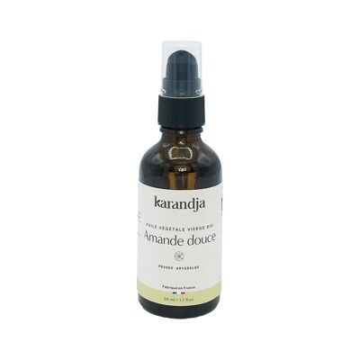 Olio vegetale biologico MANDORLE DOLCI: Volume - 50ml