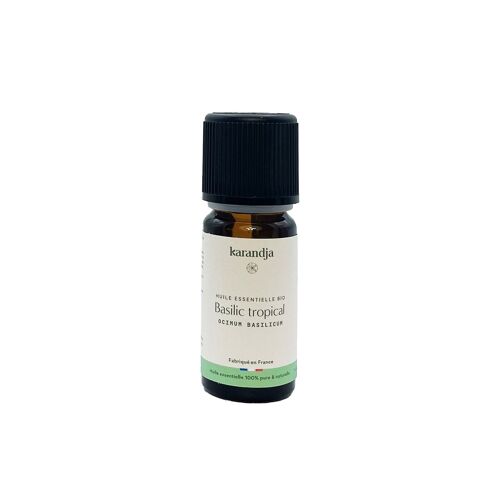 Huile essentielle bio BASILIC TROPICAL : Volume - 10ml