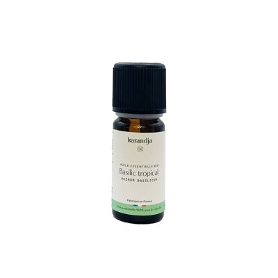 Aceite esencial orgánico de ALBAHACA TROPICAL: Volumen - 10ml