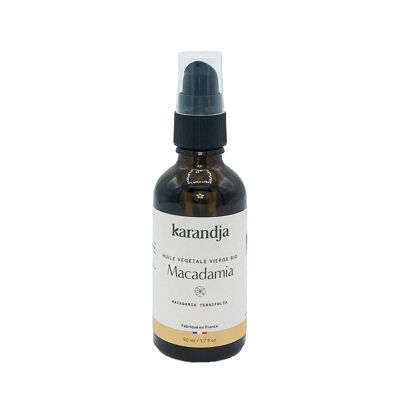 Aceite vegetal orgánico MACADAMIA: Volumen - 50ml