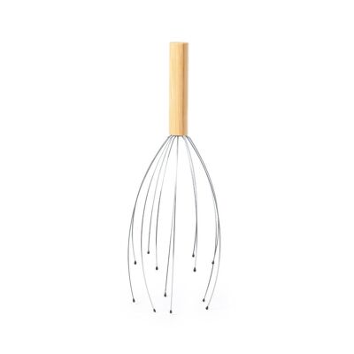 Bamboo scalp massager