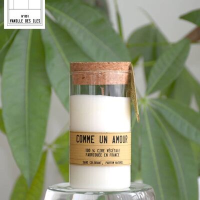 Eco-responsible scented candle Vanille des Iles 190g