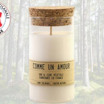 Bougie éco responsable parfumée Balade en forêt  110 g 30h de combustion 1
