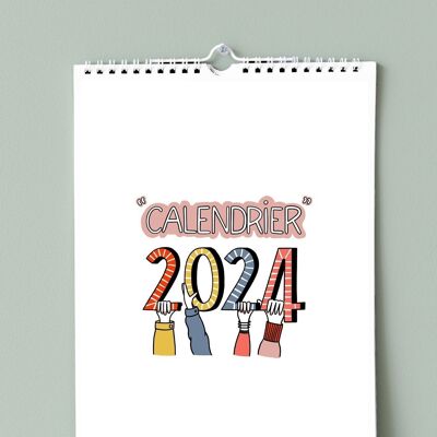 Illustrated calendar _ 2024