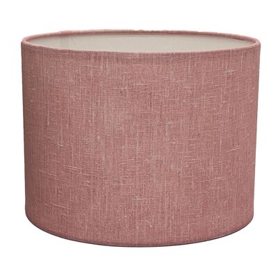 Pink Linen Effect Bedside Lampshade