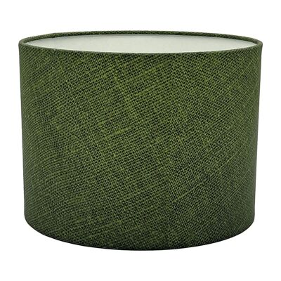 Green Linen Effect Bedside Lampshade