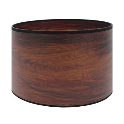 Cocobolo wood effect bedside lampshade