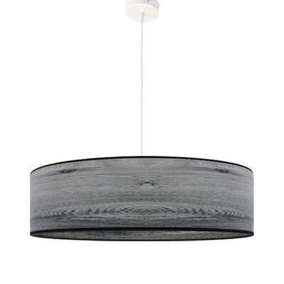 Ash wood effect printed pendant light