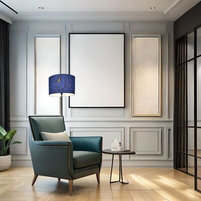 Abstract floor lamp Blue
