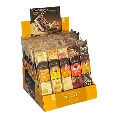 Barres de Nougat assorties - Assortiment 4 (25 x 100g)