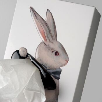 Tissue up tale Alice Rabbit - boite à mouchoirs en papier - lapin - cadeau - Pâques 3