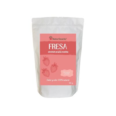 Poudre de fraise déshydratée