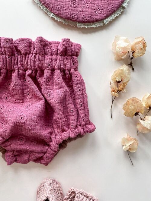 Sophie bloomers / embroidered raspberry