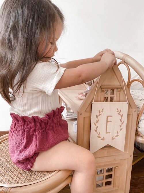 Sophie bloomers / embroidered raspberry