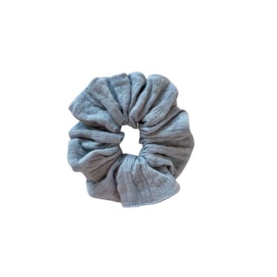 Scrunchie / crinkle muslin - dusty blue