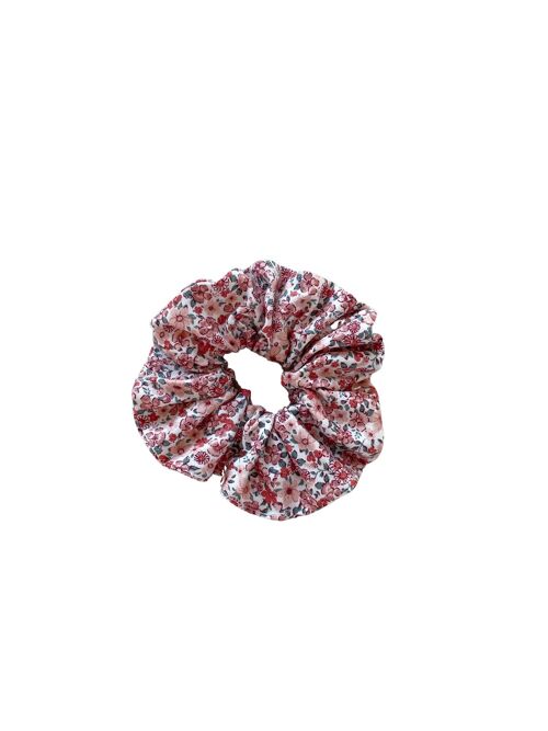 Scrunchie / ditsy floral - burgundy